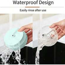 2025 New Electric Mini Vegetable Cutter, Food Cutter, Garlic Slicer Vegetables, Salad, Lettuce, Onion, Pepper Crusher, Tomato Dicing Cutter And Ginger, Portable USB Cutter (GREEN-8.45oz-3.38oz)