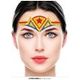 Fiestas Guirca Cara de Super-Herói com Glitter para Crianças, Fantasia Brilhante e Confiável com Estilo de Super-Herói, Ideal para Festas, Disfarces, Celebrações Infantis e Atividades Criativas que Inspiram Diversão e Imaginação nas Crianças - Multicolorido - Ver 2