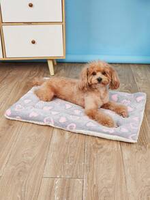 涤纶材质，可爱设计，透气，可水洗，加厚宠物床垫，适合小型和中型猫狗全年使用（适合像泰迪熊一样快乐的狗狗，不适合大型犬） - 彩色 - 查看 11