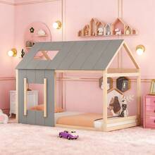 Kids Bed Frames, Headboards & Footboards - Natural + Pine - View 1