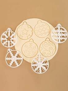 1pc Skull Design Cookie Stamp - White - View 13