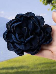 Unique Design Exaggerated Leopard Print & Floral Brooch, High-End Quality For Women