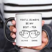 Special Friends Glass, Reusable Girlfriend Coffee Mug, Machine Washable,, Versatile Round Mug, Birthday/ Christmas/ Thanksgiving/ Lover/ Mother/ Father's Day Gift, 11.8oz - Trắng. - Xem 8