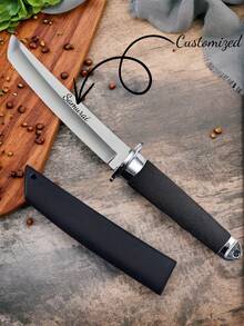 Personalized Customized Camping Knife Folding Knife Fruit Knife Men's Portable Knife Is Very Suitable For Outdoor Camping Hunting Survival Pocket Knife, Men's Tool Gift - Style E - View 2