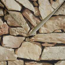 Papel de Parede Textura de Pedra 3D, Não Adesivo, Material PVC - Adequado para Sala de Estar, Quarto, Café, Bar e Restaurante, Papel de Parede Estilo Retrô, Adesivos de Parede, Decoração de Parede, Decoração de Quarto, Decoração de Dormitório