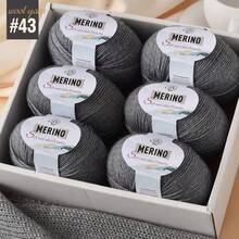 42 Colors, 6pcs/Set Soft Bamboo Fiber Yarn - 300g, Breathable & Comfortable, Suitable For Crocheting, Knitting T-Shirts, Shawls, Scarves, Sweaters, Jackets, Hats, Cardigans And Accessories, Suitable For Spring, Summer, Autumn. Essential For Handmade | Soft & Smooth Yarn | Multiple Color Combinations Available