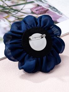 Unique Design Exaggerated Leopard Print & Floral Brooch, High-End Quality For Women