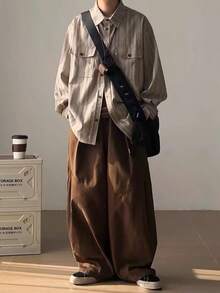 Men Shirts - Grey - View 3