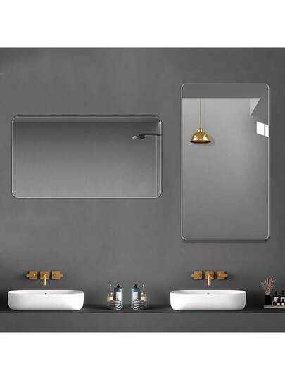 Anti Fog Waterproof Wand Mounted Bathroom Spiegel 70 90 Cm view 3