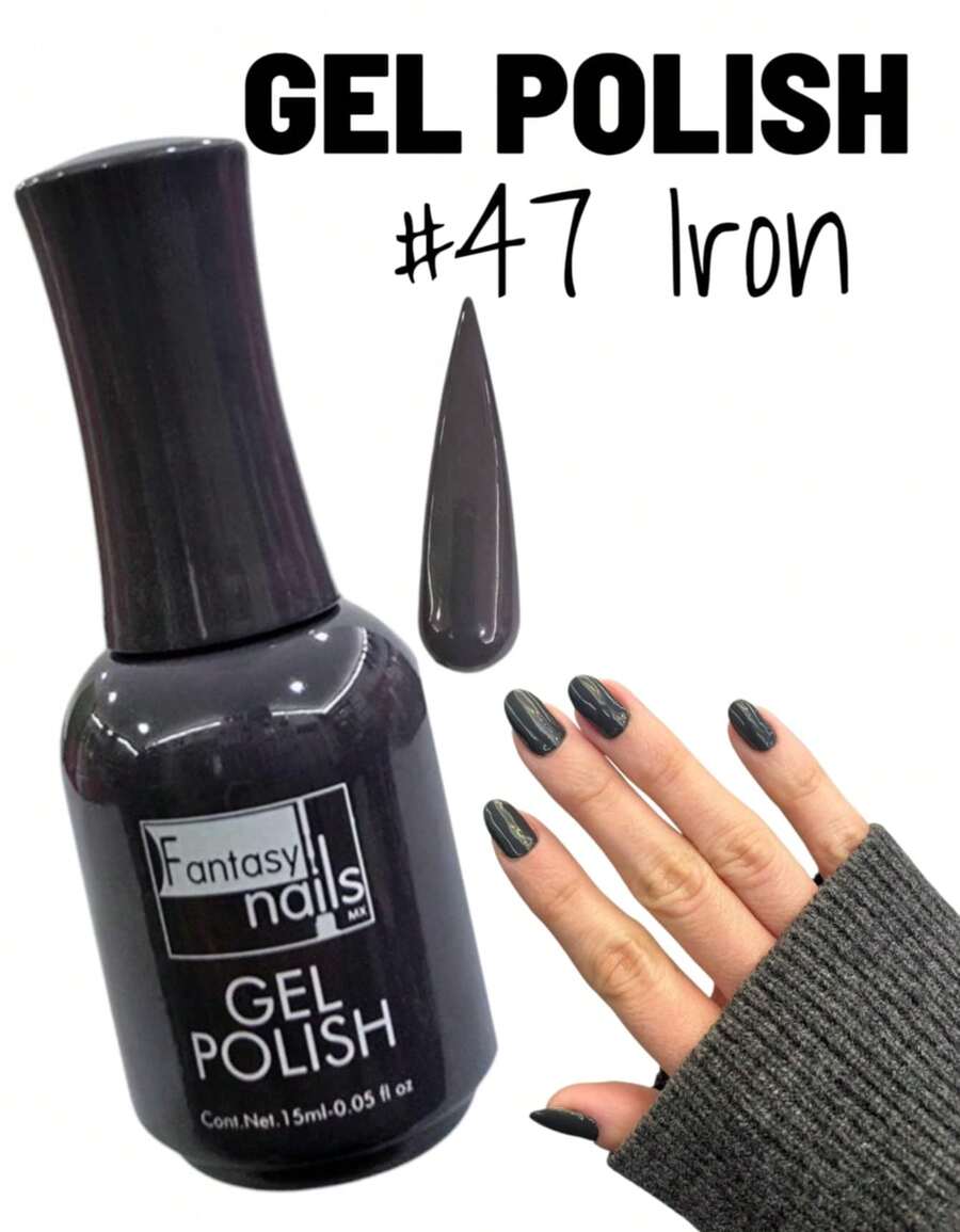 15ml Semi-Permanent Gel Polish 3 Steps Fantasy Nails Gelish Application Professional Use UV - 鐵 - 查看 1