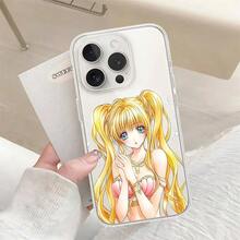 Funda para Mermaid Melody Pichi Pichi para 16 15 14 Plus 13 12 11 Pro Max, cubierta transparente a prueba de golpes - Z2 - Ver 9