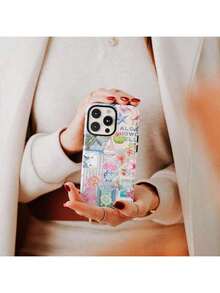 Coastal Italy Collage Phone Case Cute Coastal Aesthetic Summer Cases Cover Compatible With IPhone 17 Air 17 ProMax 16e 15 Plus 14 13 Pro Max 12 11Suitable For IPhone 17 Air - 白色1 - 查看 5