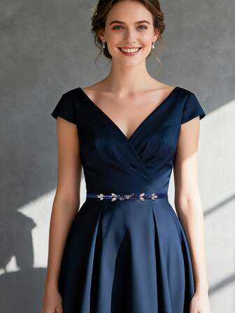 1 st handgjort diamantmidjebälte, lämpligt för Halloween, fest, bröllop, present - grönt diamantmidjebälte