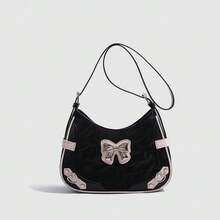 Niche Y2K butterfly contrasting color locomotive underarm bag women's 2025 new American sweet and cool hot girl shoulder oblique span bag