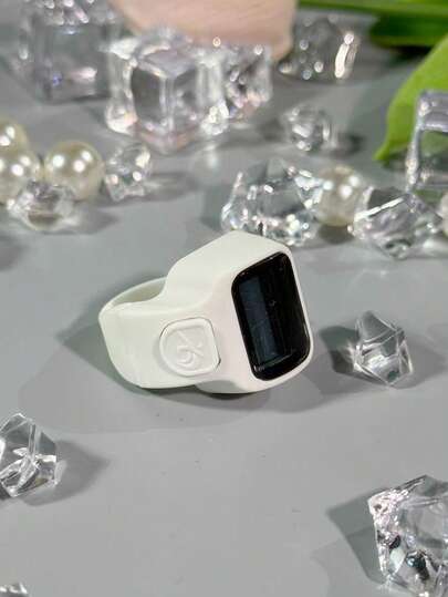 خاتم عداد إلكتروني صغير، عداد أصبع مغلف بالبطاقة، عداد رقمي صغير بزر ضغط، مناسب لعد المخزون في المستودعات، عد تدفق الناس، الصلاة، وغير ذلك