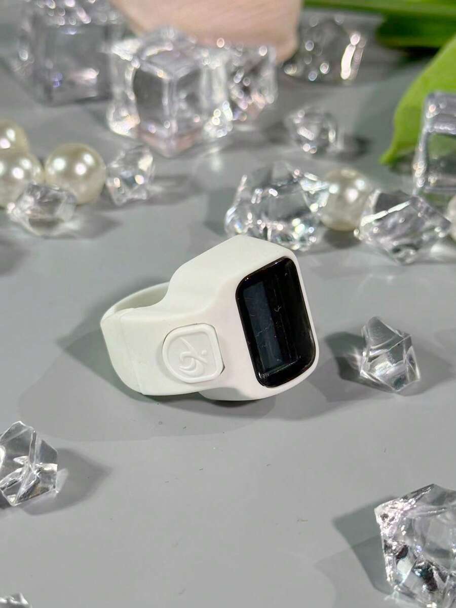 Mini Finger Tally Counter Ring, Electronic Counting Ring, Card Packaged Finger Ring Counter, Small Push Button Digital Counter, Suitable For Warehouse Counting, People Flow Counting, Prayer, And More - Multicolor - View 1