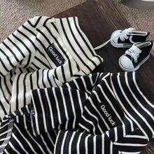 1pc Pet Dog Sweater, Warm Base Layer For Small Dogs Like Maltese, Bichon Frise, Yorkshire Terrier, Teddy, Schnauzer, Pomeranian, Striped Black And White - Multicolor - View 4