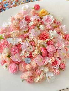 20pcs - Flowereroyal Artificial Flower Assortment, Purple Mixed Silk Flowers, Gerbera Daisies And Roses, With Stems, Suitable For DIY Wedding Bridal Bouquets, Baby Showers, Flower Arrangements, Table Centerpieces, Home Decor - Multicolor - View 5