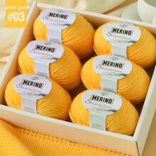 42 Colors, 6pcs/Set Soft Bamboo Fiber Yarn - 300g, Breathable & Comfortable, Suitable For Crocheting, Knitting T-Shirts, Shawls, Scarves, Sweaters, Jackets, Hats, Cardigans And Accessories, Suitable For Spring, Summer, Autumn. Essential For Handmade | Soft & Smooth Yarn | Multiple Color Combinations Available