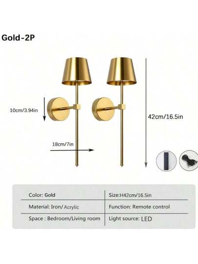 Moderne Minimalist Wireless LED Wand Lights, USB Rechargeable Remote Control, Dimmable, Sleep Timing Lighting, Flexible Placement Bedroom, Living Room, Hallway, view 5