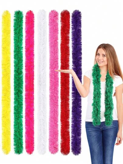 1 st fjäderhalsduk, karnevalsfjäderhalsduk, festivaldekoration, gör-det-själv-tillbehör till festkostym, färgglad fjäderhalsduk, halsdukdekoration, lämplig för födelsedagsfest, halloween, jul, kapplöpning, eftermiddagste, nyårsafton, konsert, heminredning, dansbröllop, scenframträdande, karnevalskostym och tillbehör, festtillbehör, möhippa, fotorekvisita, alla hjärtans dag-karneval, bohemisk stil