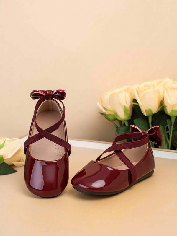 1双时尚婴儿平底鞋，新款儿童平底鞋，女童蝴蝶结平底鞋