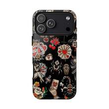 Vintage Tattoo Flash Case – Bold Punk Aesthetic I Old School Phonecase For 17 16 15 14 13 12 Pro Max, Gift Idea - 混色 - 查看 1