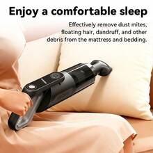 Rechargeable Cordless Handheld Vacuum Cleaner | 2-In-1 Vacuum Mop/ Self-Cleaning, 25mins Runtime –  3 Modes For Hardwood Floor/Rug Car, Cyclone Suction For Effective Dust Collection - Black - View 7
