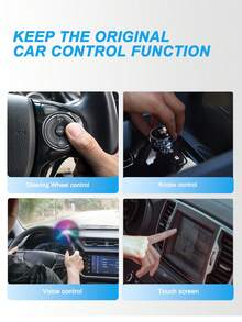 XUDA New Mini Carplay Ai Box , Wireless CarPlay And Android 2in1 Carstereo, Wired To Wireless, Function, With 2.4-5.0 GHz WiFi 5, A Stylish And Portable Car Carplay Receiver. Suitable For 99% Of Cars Equipped With Wired CarPlay And Android Functions - Bright Black - View 9