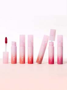 ETUDE Mini 唇彩 01 黑貓玫瑰果凍 | 液態唇彩 | 鮮豔顯色、保濕 | 持久、果香 | 純素 | 韓系彩妝、禮品套裝、淨重 1.6g/0.06oz - 01 BLACK CAT Rose jelly - 查看 7
