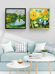 A3 A4 A5 A6 磁性相框海报封面相框，自粘磁性相框，磁性壁画框，可更换壁画框，磁性海报架，画作展示架 - 彩色 - 查看 6