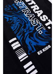Boys' Summer Contrast Set - Black - ED KIDS - 黑色 - 查看 3