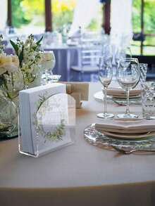 1/2pcs Acrylic Crystal Clear Napkin Holder, Transparent Tissue Paper Dispenser Stand, Suitable For Tabletop, Dining Room, Kitchen, Restaurant, Home Decor, Bar Accessories - Multicolor - View 8