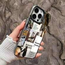 2025今日年の新作、インターネットで人気のあるの同じスタイル、軽い贅沢とあなた自身のルールの Urban Lifeを促すす引を使う要素、マットな感じ、外出する/毎日のマッチング用の都会のホワイトカラー、ZHUIMISNモデルのプリントケース、今すぐハンドにインれましょう！.ハロウィンのアクセサリー。   ハロウィン秋 17 Pro ケースカバー ファンダス かわいい電話ケース マッチング電話ケース アニメ電話ケース 14 ケース - 半透明の黒 - チェックする 7