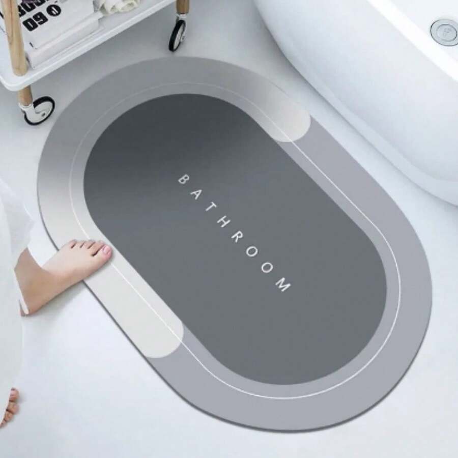 Bath Mats - 灰色 - 查看 1