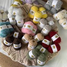 3 Batches Of 40g/Batch, Hand Knitting [3115] Long Fiber Knitting Yarn, For Handmade Hats, Scarves, Blankets And Other Products, Soft Texture, No Shedding, Easy To Knit, Each Batch Length Approx. 360m±392 Yards. - Multicolor - View 5