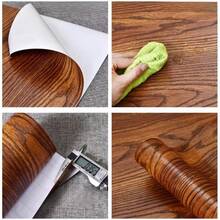 Papel de Parede Adesivo, Papel de Contato Branco, Papel de Contato Decorativo Autoadesivo à Prova d'Água, Rolo de Vinil Adequado para Paredes, Cozinha, Quarto