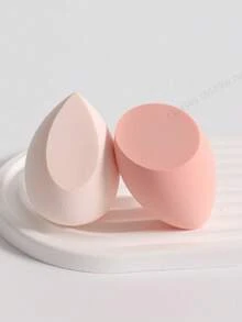 2pcs/Pack Makeup Sponge, Foundation Blender Beauty Sponge, Latex-Free Dry & Wet Powder, Cream, Liquid Foundation Applicator Tool, Suitable For All Skin Types,Makeup,Cheap,Room Decor,Vanity,Travel,Bedroom,Makeup Accessories,Puff,Makeup Blender,Powder Puff,Makeup Sponge