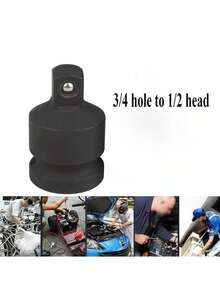 Socket Conversion Joint 3/4 Hole To 1/2 Head Socket Conversion Joint Ratchet Wrench Car Bicycle Repair Tool
