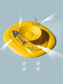 1 szt. łapacz włosów, pokrywa odpływu prysznicowego, silikonowa zatyczka do włosów z przyssawką, filtry przeciwzapachowe do zlewu, korki do odpływu wanny i prysznica, silikonowe korki do odświeżacza powietrza w kuchni, łazienka w domu, artykuły gospodarstwa domowego, akcesoria łazienkowe - Wielokolorowe - Zobacz 3