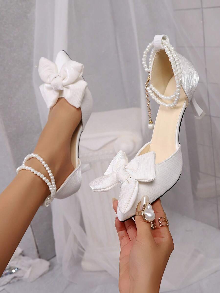 Western Style Wedding Butterfly Decor High Heels