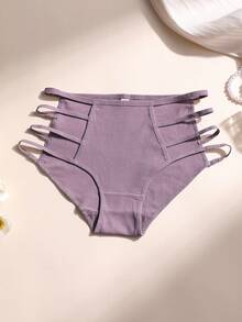 6pcs Women's Cotton Hollow Out Sexy Breathable Comfort Panties