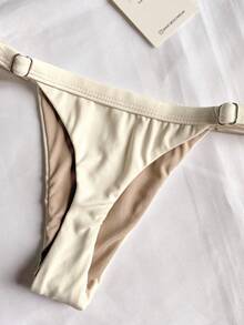 Underwire Bikini With Adjustable Straps And Thong Panties - Rim - View 2
