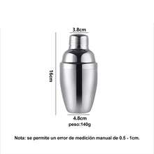 1 pieza 350ML/750MLCoctelera de acero inoxidable, Juego de herramientas de coctelera de acero inoxidable, Coctelera de cóctel de lujo. ¡Jarra mezcladora de bebidas y licores! Herramientas de bar y club nocturno, suministros para fiestas de Halloween y Navidad - Plateado - Ver 13