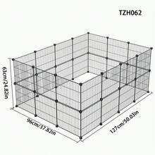 Interlocking Pet Playpen Fence, Suitable For Rabbits, Guinea Pigs And Other Small Animals - Multicolor - View 3