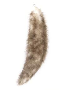 3件套可爱狐狸服装，包含毛绒狐狸尾巴钥匙扣、腰包，适合派对、舞台表演、角色扮演等场合。