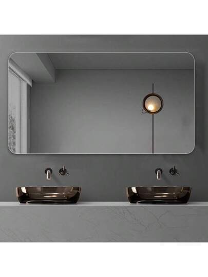 Anti Fog Waterproof Wand Mounted Bathroom Spiegel 70 90 Cm view 2