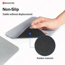 20x15厘米 Excovip 小型鼠标垫，防滑底面，光滑表面，方便携带，多种颜色可选 - 20x15厘米 - 查看 5