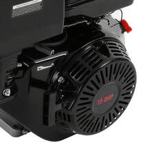 15HP 4-Stroke Gas Engine, 420CC OHV Horizontal Shaft Single Cylinder Go Kart Engine Recoil/Manually Starting Motor With Silencer For Compressor, Lawnmower, Garden Tool Motor 9.7KW 3600RPM - 1 - View 11