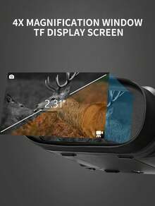 8x Zoom Infrared Night Vision Device, Usable In Low Light To Complete Darkness, With An Observation Distance Of 3 Meters To Infinity, Portable Outdoor Adventure Equipment - Night Vision Device + Memory Card - 查看 4